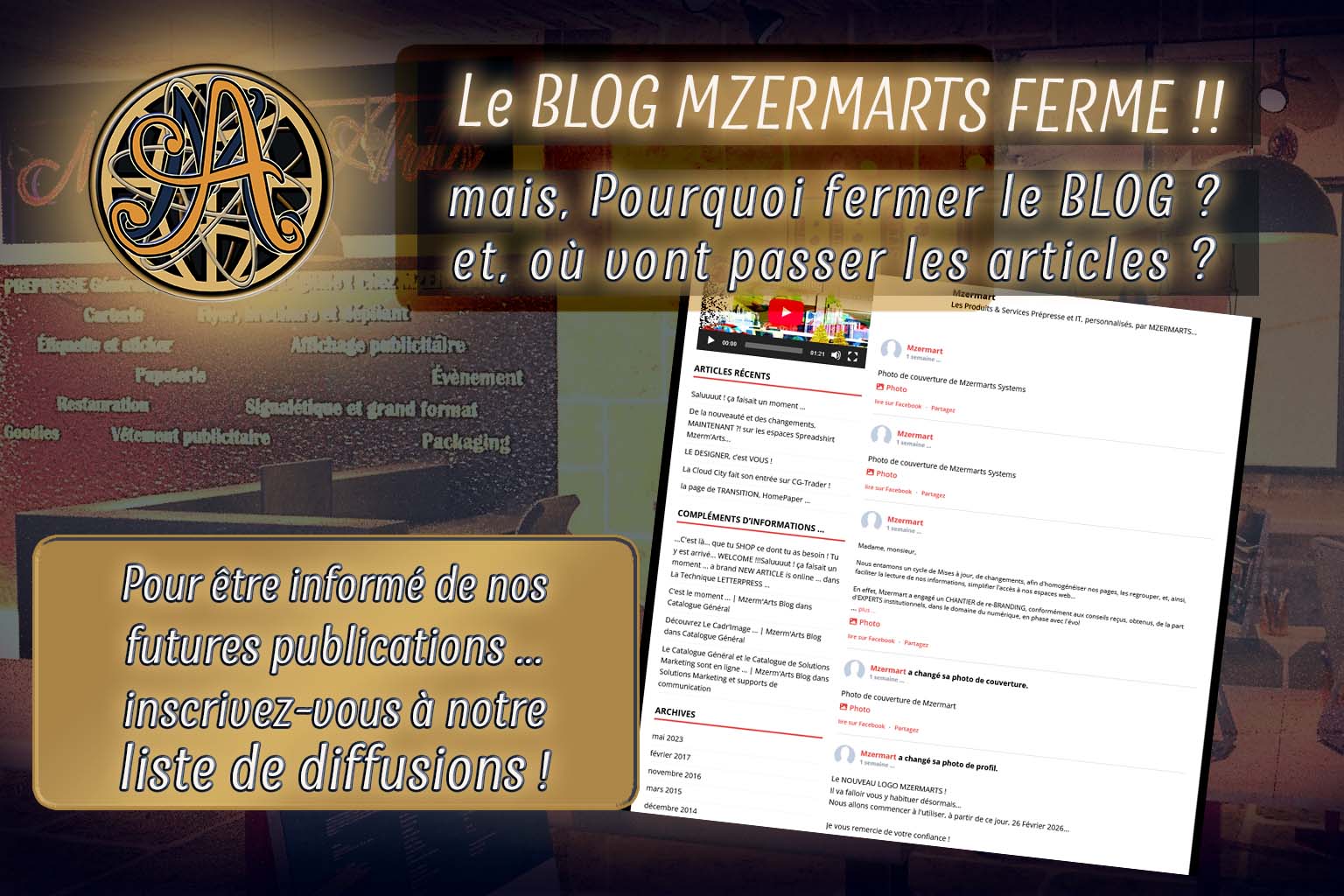 Mzerm'Arts, LE BLOG !